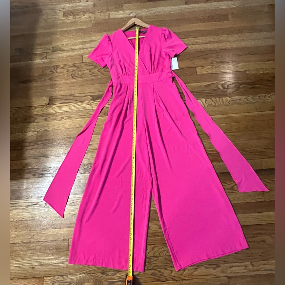 Julia Jordan Pink Jumpsuit with Flowing Palazzo Pants - Picture 2 of 12